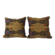Set of 2 vintage kilim cushion covers 46x46 cm