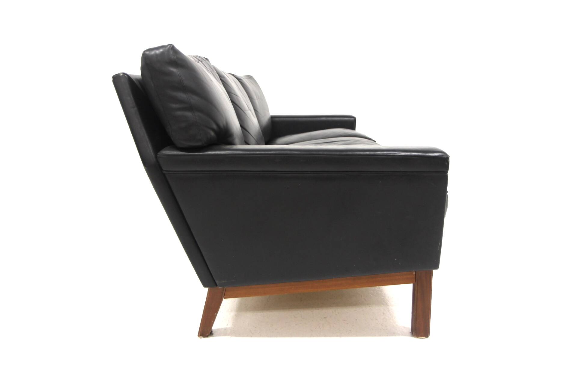 Canapé scandinave "Åland" en cuir, Möbel-Ikéa, Suède, 1960