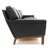 Canapé scandinave "Åland" en cuir, Möbel-Ikéa, Suède, 1960