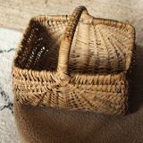 Petit Panier osier une anse vintage