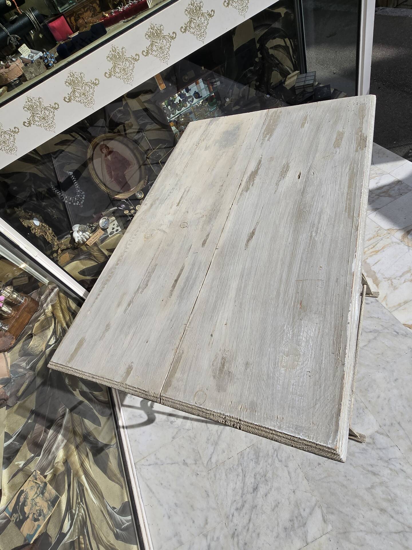 Ancienne table pliante