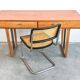 Mid Century Modern desk in ash and cherry, 1960s