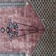 Vintage Anatolian prayer rug made of hand-knotted wool.