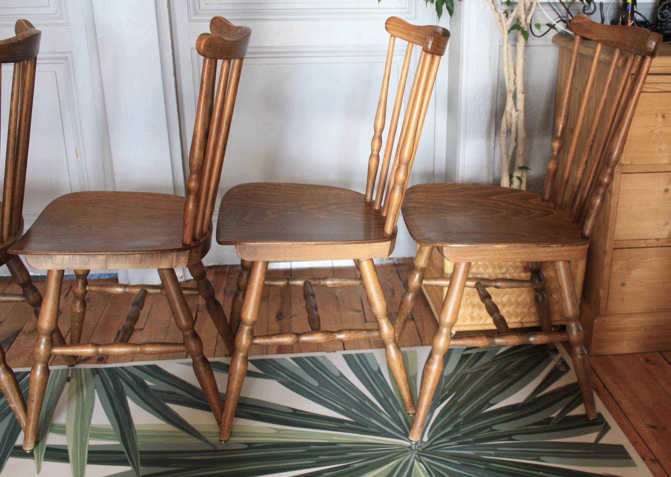 Set of 4 Tacoma Baumann bistro chairs