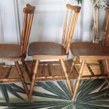 Set of 4 Tacoma Baumann bistro chairs
