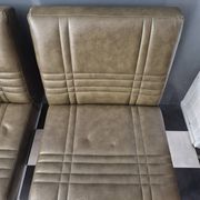 Ensemble suite de 3 chauffeuses fauteuils Vintage
