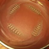 FRUIT CUP GLASS CUT CUT METAL SILVER SWORDS OF BLE