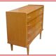 Commode vintage pieds fuselés 1970