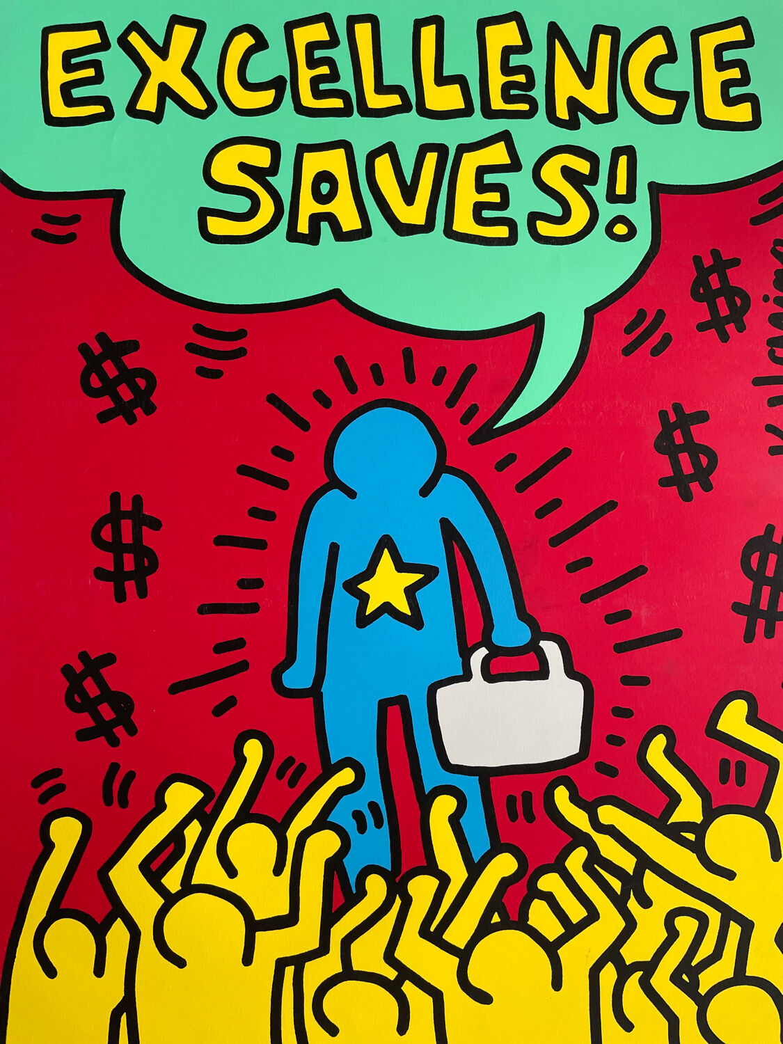Keith Haring, Playboy 3 ( Excellence Saves!)1994, Published by Special Edition Ltd for Playboy Year