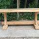 19th century solid oak monastery farmhouse dining table 200cm