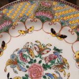 Asian butterfly decorative plate