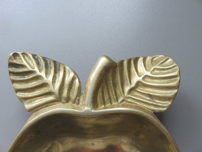 Brass "apple" ashtray 60 70 years