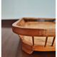 1960s Woven Bananaleaf & Rattan Serving Tray