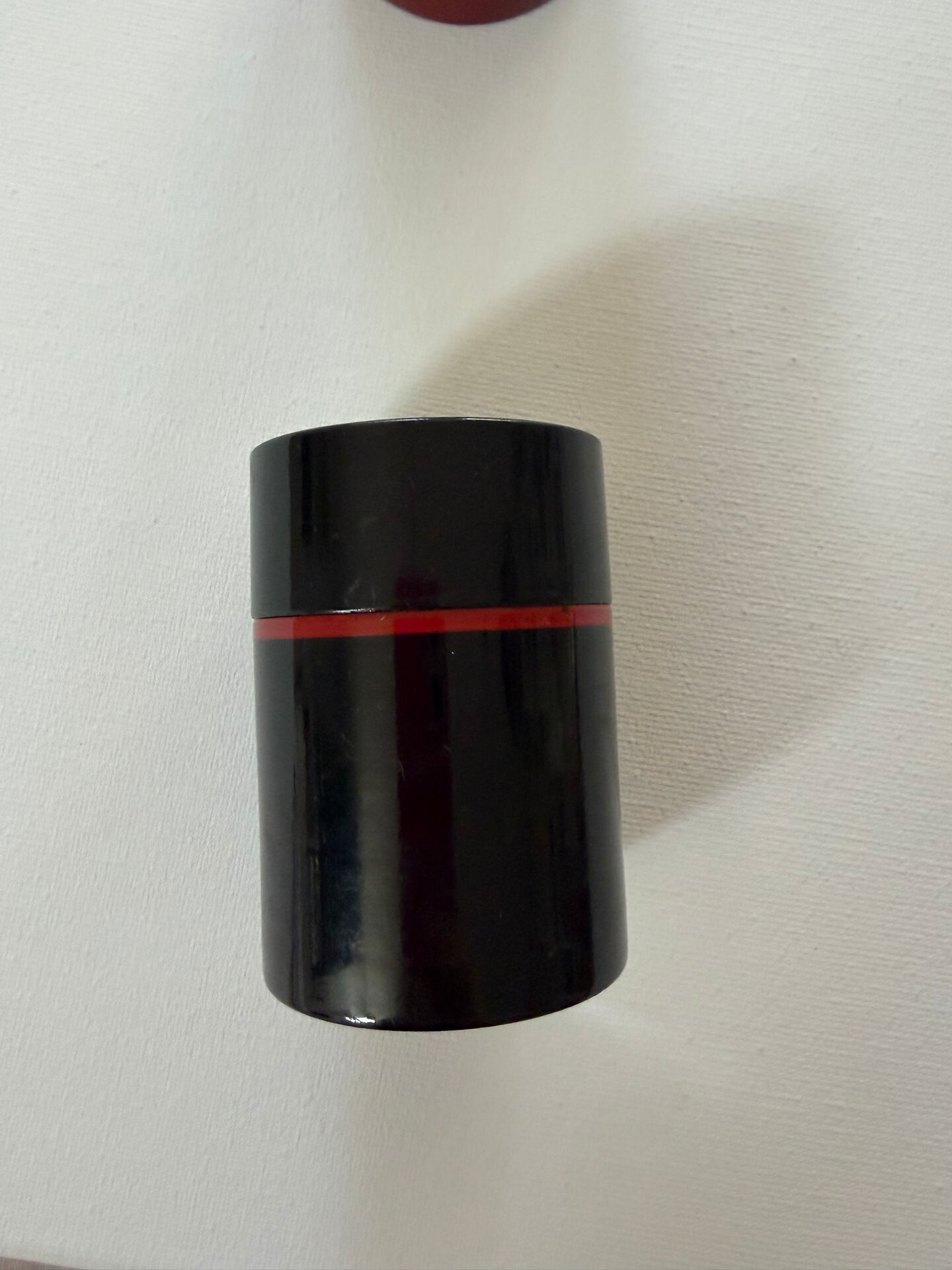 Lacquered wooden salt and pepper shakers