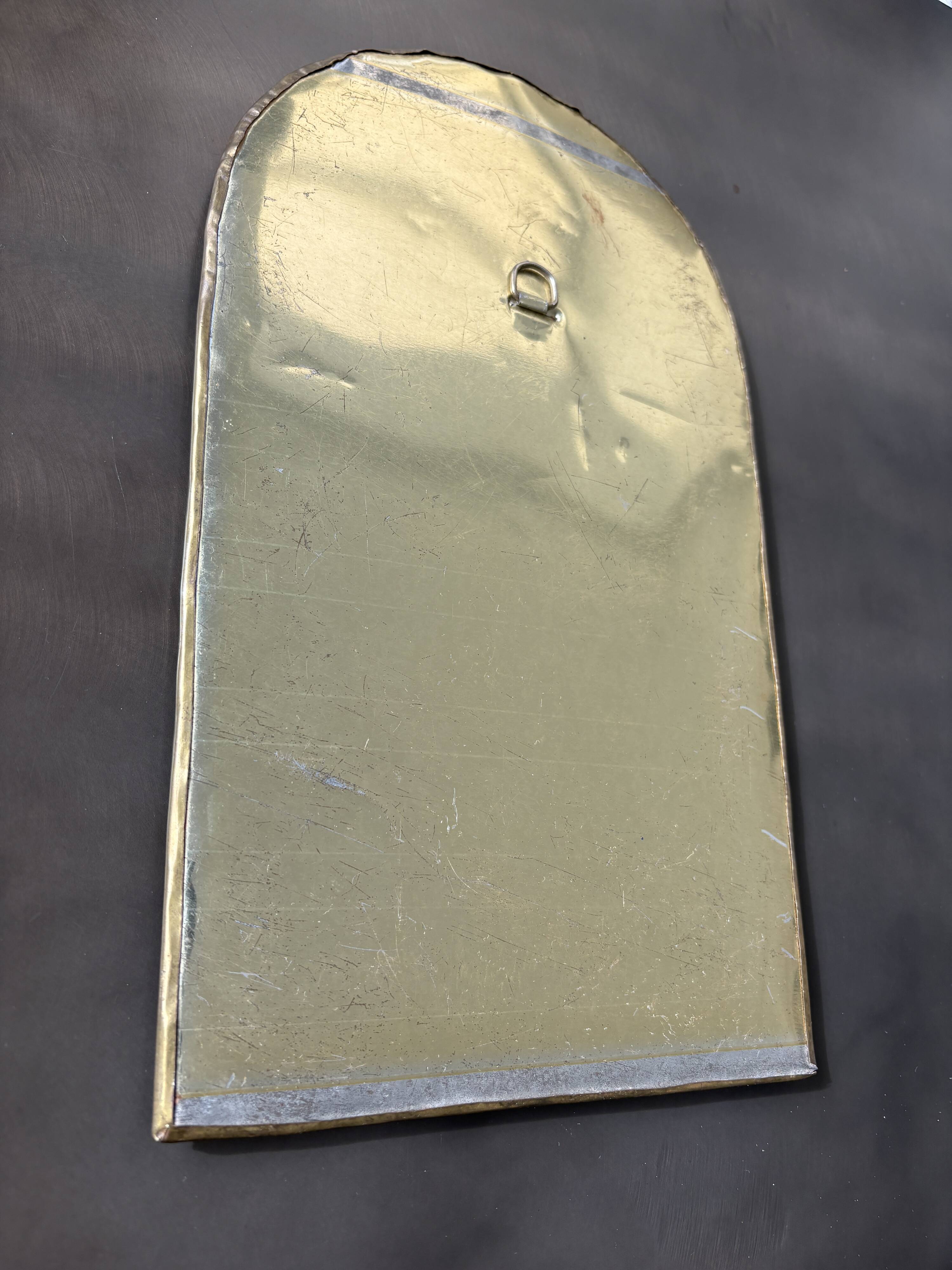 Moroccan Artisan Mirror in Brass and Bone - Moorish Style