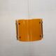 Modern Danish Pendant Lamp: Dark Yellow Metal, 1990s Design
