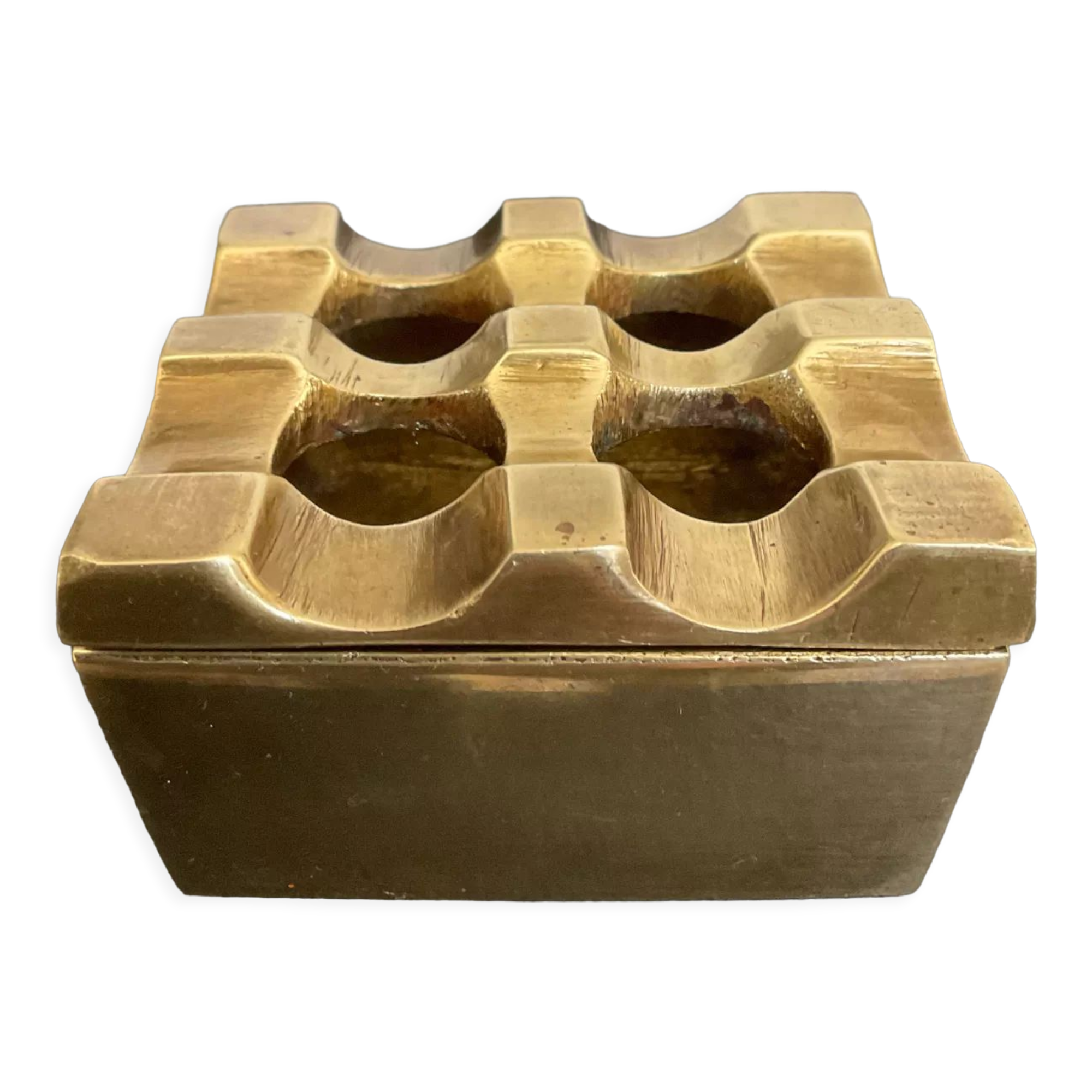 Ultima ashtray in bronze by Backström and Ljungberg from the 70s