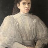 Portrait à l'huile