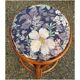 Vintage rattan bar stool