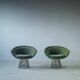 Ensemble de 2 fauteuils lounge Platner par Warren Platner pour Knoll