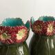 Paire de vases barbotine 1900
