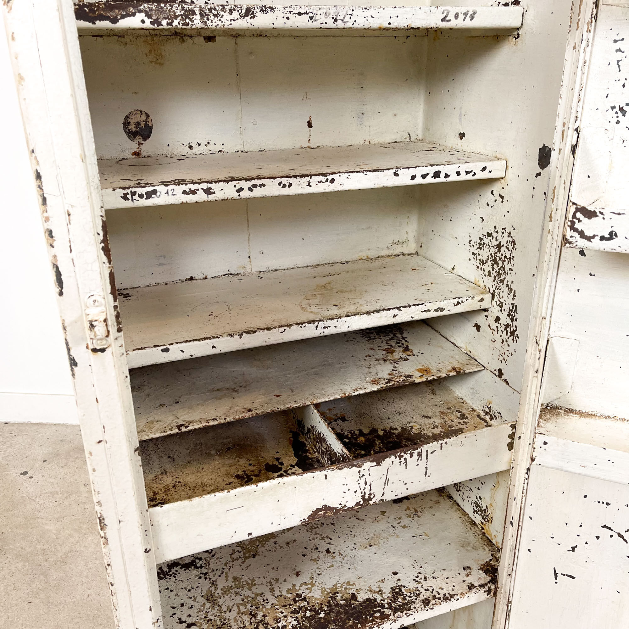 Industrial metal workshop cabinet