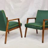 Pair of vintage armchairs 60s