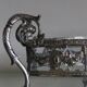 English silver table centerpiece