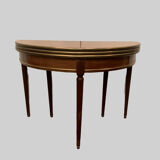 Console with Napoleon III style system in mahogany XIX century
