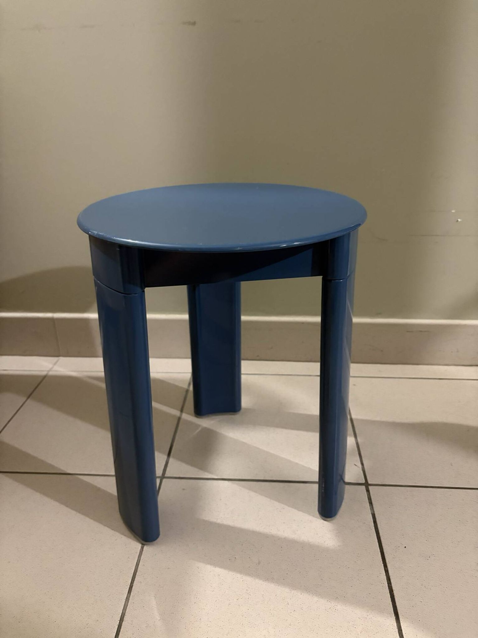 Table d’appoint/tabouret Olaf Von Bohr pour Gedy vintage 60’/70’