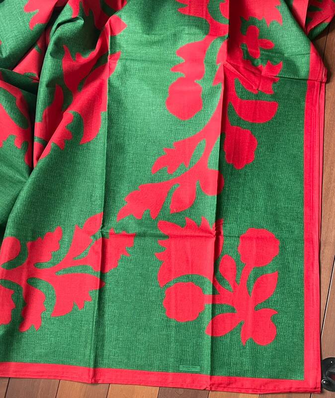 New Tablecloth Pierre Frey Red & Green 178 x 280 cm