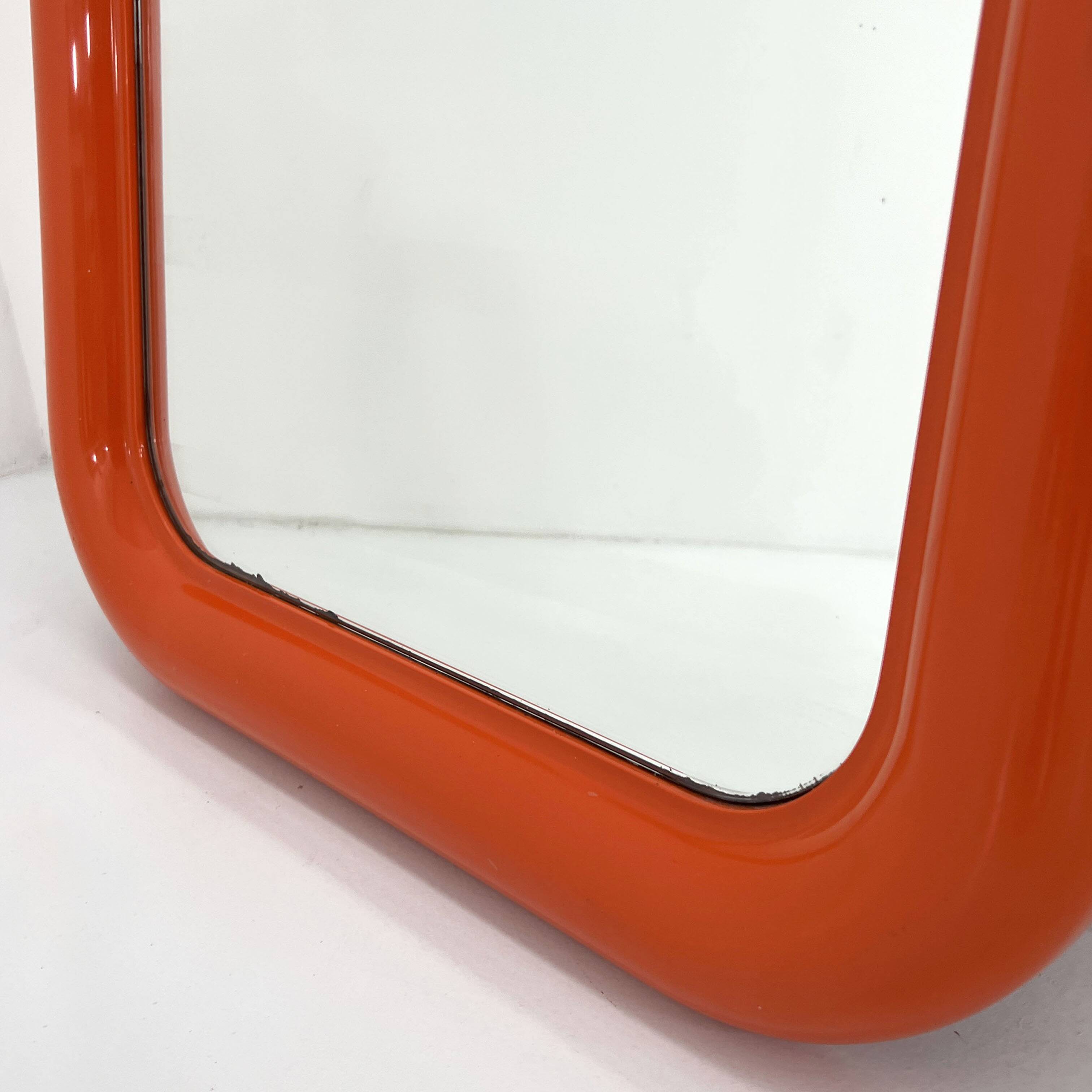 Miroir Delfo Orange par Sergio Mazza pour Artemide, 1960