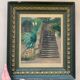 Tableau ancien, huile sur carton