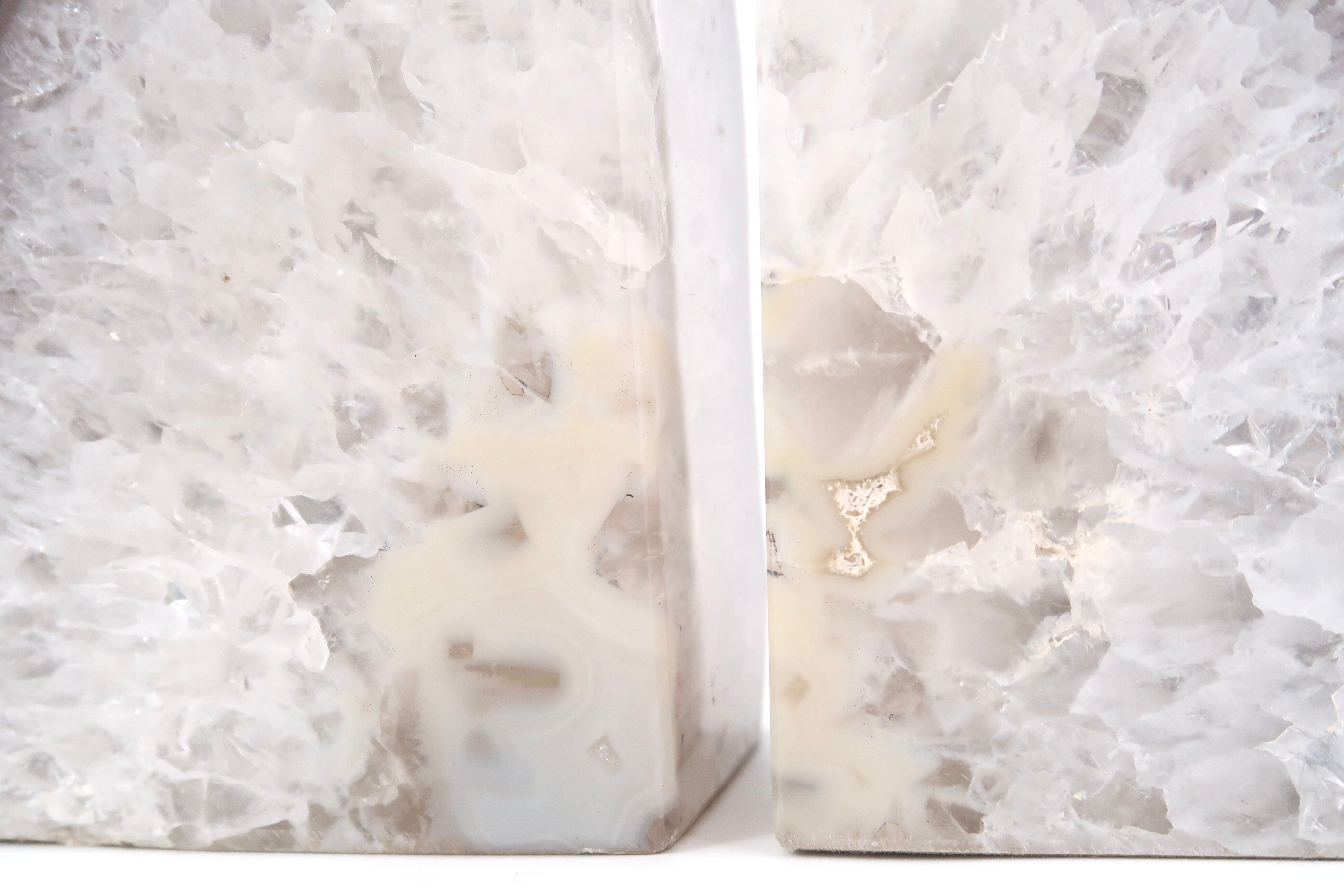 Agate bookends, Geode 60s