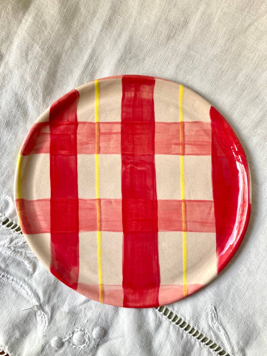 Ceramic plate