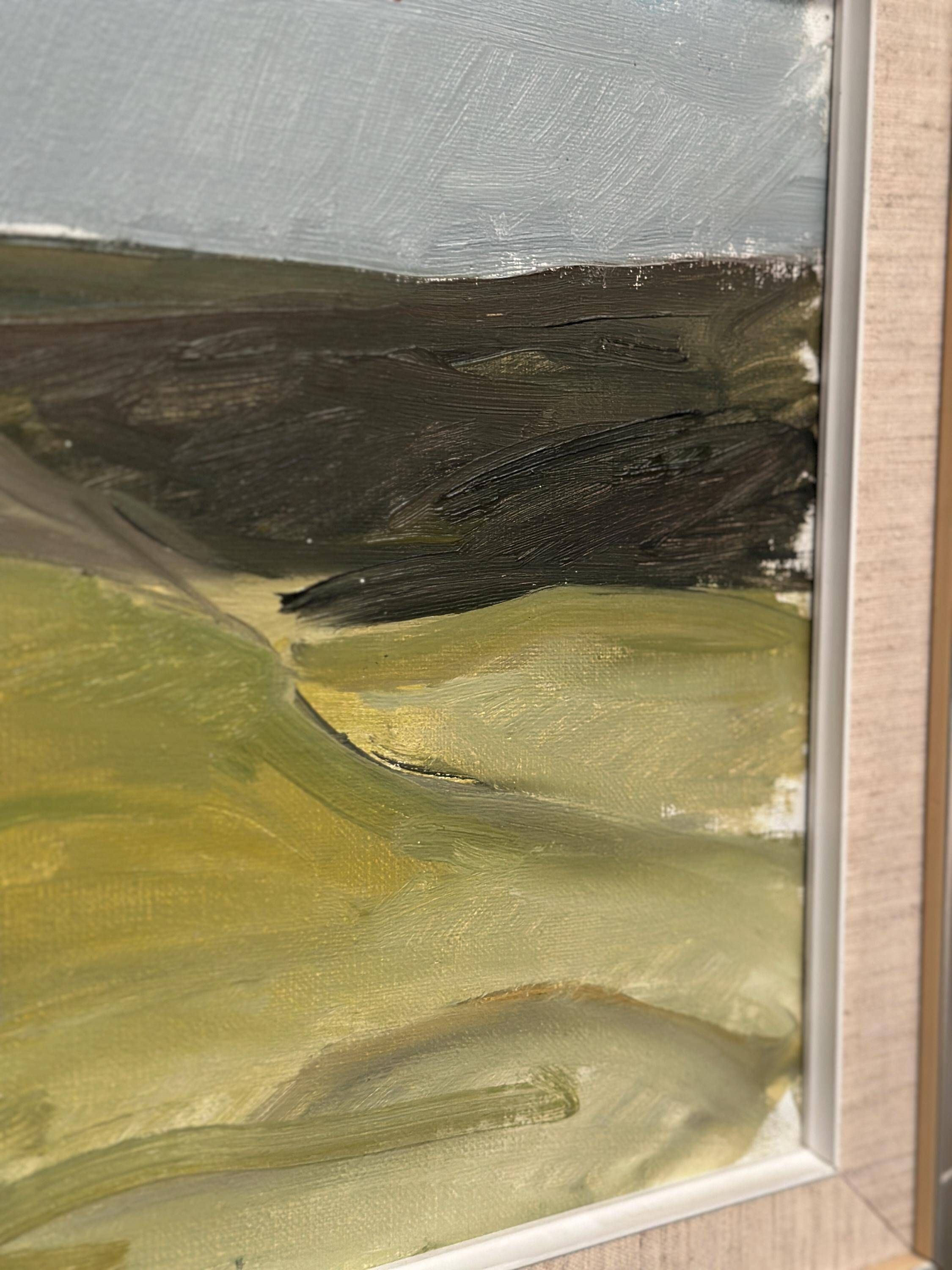 Original Swedish Oil On Canvas – Landscape By Allan Erwö – Vintage & Framed