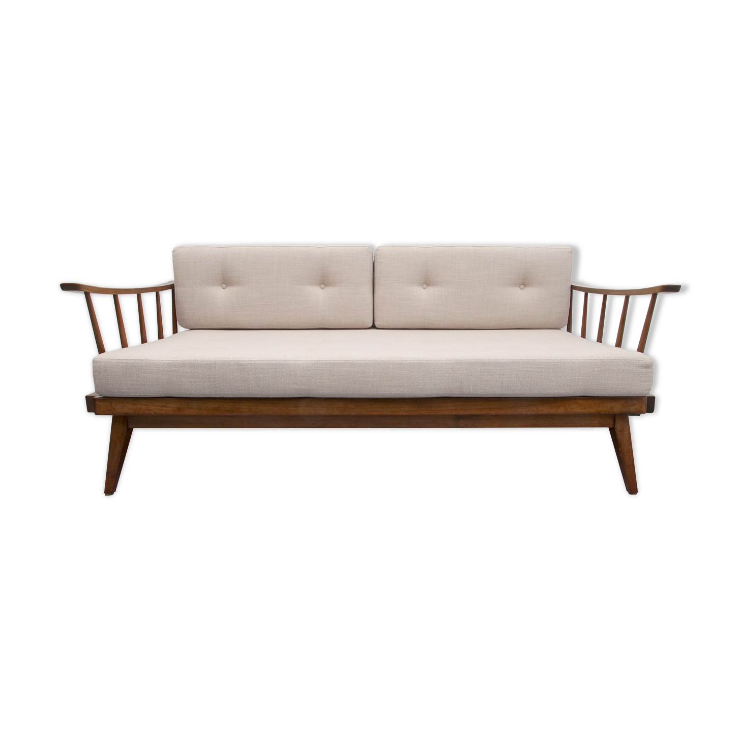 1950s daybed in beige, Wilhelm Knoll