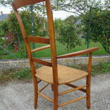 Mulched armchair high backrest