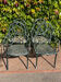 4 fauteuils Provençaux fer forgé 50’s