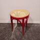 Tabouret craie rouge années 50