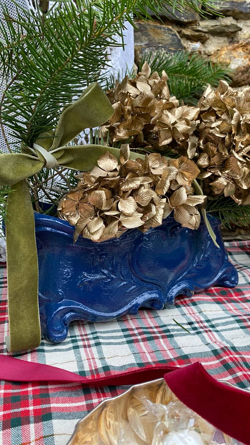 Jardinière ancienne en fonte 