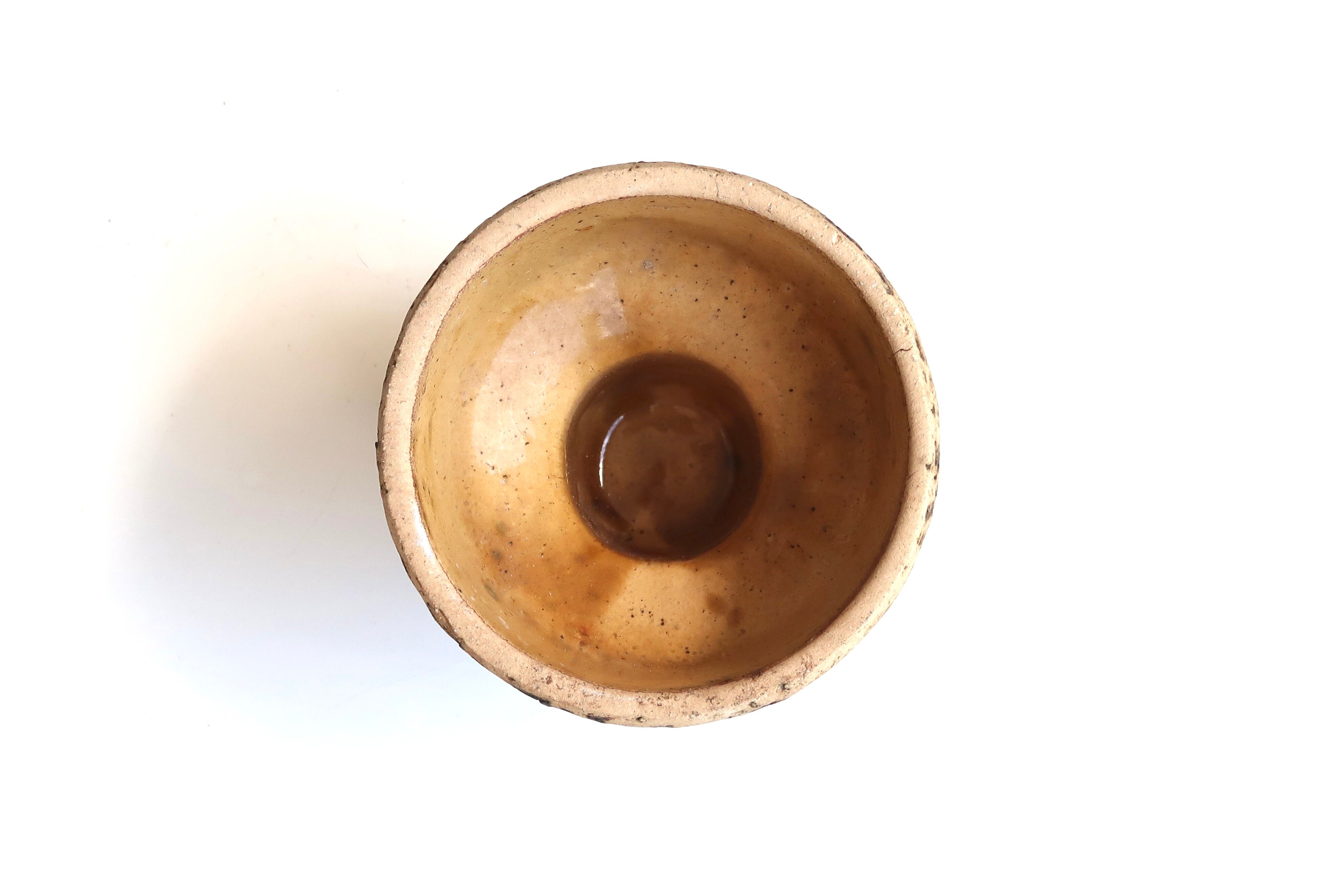 Ceramic pedestal pot, 50s