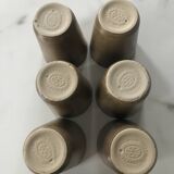 Vintage Digoin stoneware cups