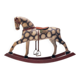 Antique Rocking Horse, 1940s, Czechoslovakia