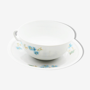 Tasse et sous tasse B&C ets Lazeyras Limoges