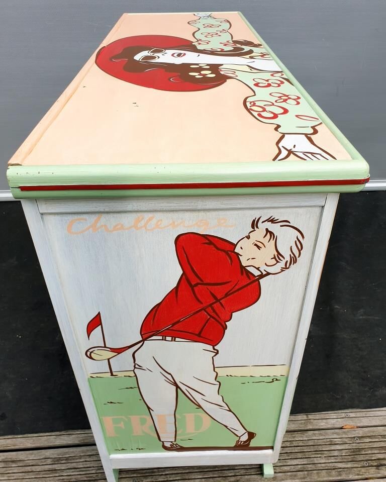Buffet Deauville 1950 pop art XIX by Laurence DELMOTTE BERREBY