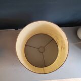 Large vintage lampshade with dried flowers