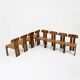 8 "Sapporo" chairs by Mario Marenco for Mobilgirgi, 1970s