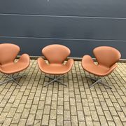 2x Fritz Hansen Swan chair by Arne Jacobsen, NEW condition!!
