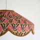 "Cosette goa flowers" printed floral pendant light